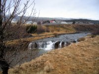 Varmá runs through Hveragerdi