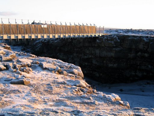 The bridge between two continents, Europe and America.