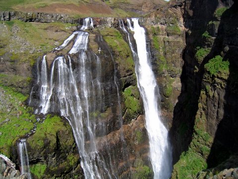 Glymur the higest waterfall in Iceland!