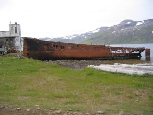 Djúpavík used to be a fishery town.