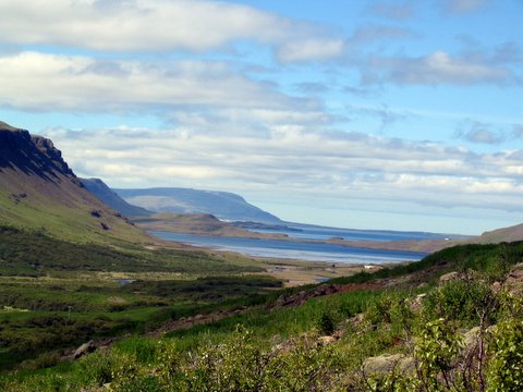Panorama of Hvalfjörður.